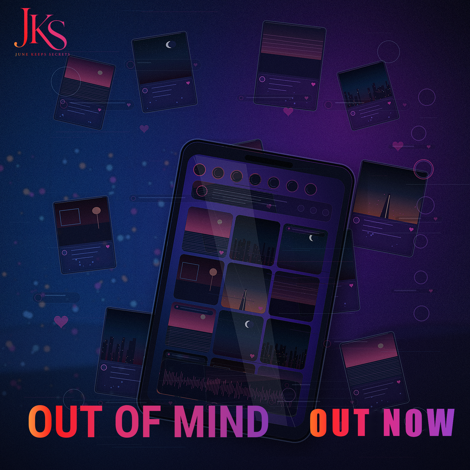 Out of Mind cover art by June Keeps Secrets